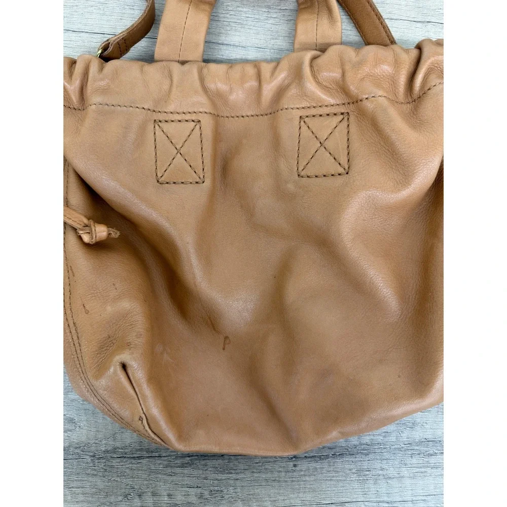 Madewell Piazza Hobo Bag English Saddle Leather Crossbody Brown NH025